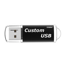Lot 100 Custom Stick USB Flash Drives Promotional Product Personalized with Logo picture