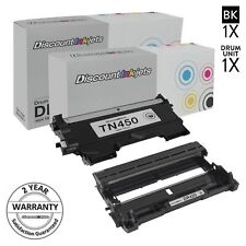 2PK TN450 Toner DR420 Drum for Brother DCP-7060D DCP-7065DN Intellifax 2840 2940 picture