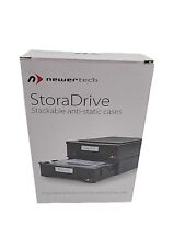 Newertech 3.5 Inch Hard Drive Storadrive External Case Black Anti Static 2 Pack picture