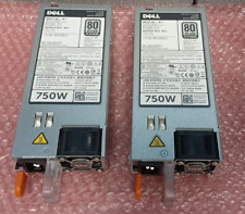 Lot of 2 Dell 5NF18 Poweredge Switching Power Supply PSU D750E-S1 DPS-750AB-2 picture