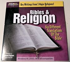 SIMPLY MEDIA BIBLES & RELIGION SIX DIFFERENT TRANSLATIONS OF THE BIBLE CD-ROM VG picture