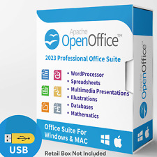 Open Office Home and Student 2023 - Office Software Suite for Windows & MAC -USB picture