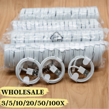 Bulk Lot USB Data Fast Charger Cable Cord For Apple iPhone 6 7 8 XR 11 12 13 MAX picture