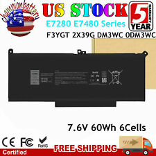 F3YGT Battery for Dell Latitude 14 7480 7490 12 7280 7290 13 7380 7390 DM3WC New picture