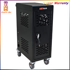 Mobile Charging Cart Cabinet for Tablet Laptop 16-Compartment Removable w/ Lock picture