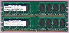 4GB 2x2GB PC2-6400 DDR2-800 SUPERTALENT T800UB2GQ1 SUPER*TALENT RAM MEMORY KIT picture
