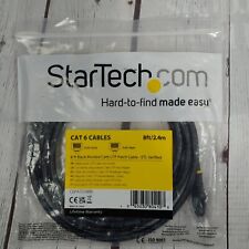 StarTech.com 8 ft Black Molded Cat6 UTP Patch Cable - ETL Verified C6PATCH8BK picture