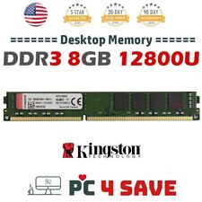 Kingston 8GB DDR3 1600 MHz PC3-12800U NON-ECC UDIMM Desktop Memory KCP316ND8/8 picture