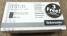 Tektronix Phaser 850 Colorstix Ink Black - S package of 3 cartridges new picture