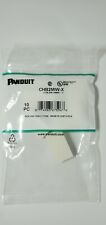 Panduit CHB2MIW-X 1/3 Blank Insert, Off White, Pack of 10 picture