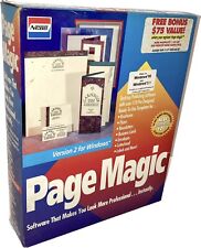 Page Magic Version 2.0 Desktop Publishing Software 3 1/2” Disk & CD Vintage NOS picture