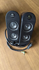 Pair of Logitech X-230 Computer Speakers ONLY Tested and SOUND GREAT picture