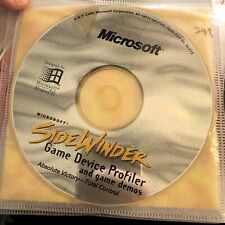 Microsoft SideWinder Gamepad Software Game Device Profiler Disc Windows picture