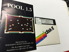 POOL 1.5 IDSI 1981 HIRES Table Game Apple ii II Plus iie old Vintage picture