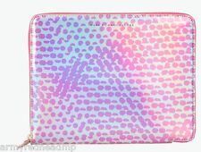 Marc Jacobs Techno Lynne Print Rose Gold Hologram iPad Folio Tablet Case NWT  picture