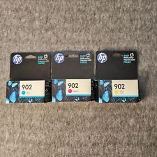 New HP 902 Ink Cartridges Cyan Magenta Yellow Exp Date 11/20, 12/20, 01/21 Lot picture