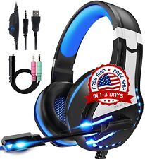 Cascos Gamer Auriculares Audifonos Gaming PS4 PC Xbox One 360 Microfono NUEVO picture