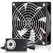 120mm 115V 120V AC Powered Fan with Speed Controller DC 3V to 12V Cooling Fan picture
