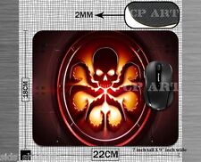 HYDRA agents of shield  Marvel comics Anti slip  COMPUTER MOUSE PAD 9 X 7inch picture