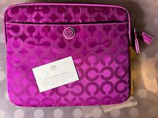 COACH iPad Sleeve Tablet Cover Case Pink Pouch picture