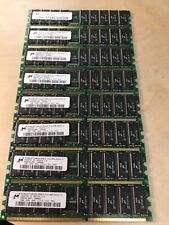Lot of 8 Micron MT36VDDT12872G-265C2 1GB PC2100R-25330-Z ECC REG Memory RAM picture