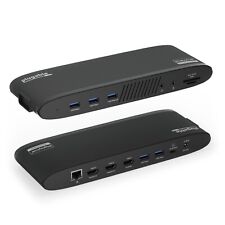 Plugable USB-C Triple Monitor Laptop Docking Station with 100W Charging 3x HDMI picture