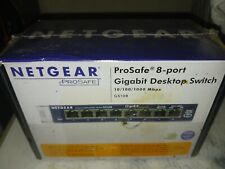 New Netgear Prosafe 8 Port Gigabit Desktop Switch GS108NA picture