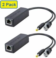 2 Pcs 48V to 12V 1A PoE Splitter Adapter, IEEE 802.3af for IP Camera, VoIP Phone picture