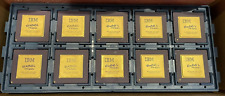 NOS Lot 10 IBM 6X86L PR166+ 133MHz Pentium CPU Processor Ceramic/Gold Chip picture
