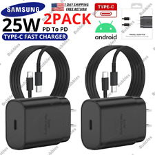 For Samsung Android Google 25W Super Fast Wall Charger USB Type C Adapter Cable picture