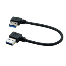 JSER USB 3.0 Type A Male 90 Degree Left Angled to USB 3.0 A Type Right Angled... picture