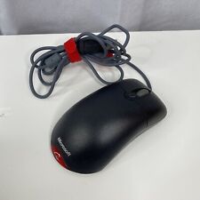 Vintage Black Microsoft Wheel Mouse Optical USB Mouse 1.1/1.1a - CLEANED TESTED picture