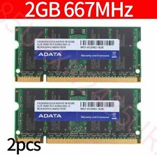 4GB 2x 2GB 1G PC2-5300S DDR2-667MHz 200Pin SO-DIMM Notebook Laptop For DATA LOT picture