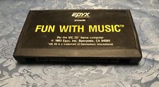 Epyx Fun with Music Commodore Vic-20 - Cartridge Only - Super Rare picture