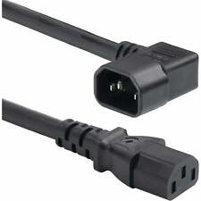 StarTech.com 6ft [1.8m] Heavy Duty Power Cord, Right Angle IEC 60320 C14 to C13, picture