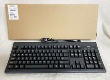 NEW OEM Wyse Dell Keyboard KB-3923 Black 104 Key Pad PS/2 6-pin Plug 770413-01L picture