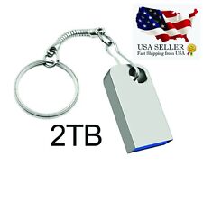 UDisk Super Mini Metal USB Flash Drives 2TB USB3.0 Disk Memory Portable Silver picture