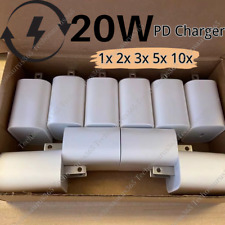 1-10 Lot 20W USB Type C Power Adapter Fast Charger Cube Block For iPhone 14 13 X picture