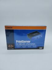Linksys Cisco PSUS4 PrintServer for USB with 4-port Switch New Sealed picture