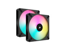 CORSAIR iCUE AF140 RGB ELITE 140mm PWM Dual Fan Kit - Eight RGB LEDs Per Fan - I picture