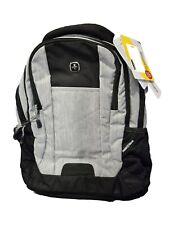 SwissGear Cecil 5505 Laptop Backpack Heather Grey 18-Inch Bag School Work Gray picture