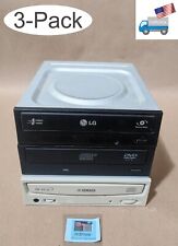Mixed Pack of 3: LG/Yamaha/HP IDE Internal DVD-RW, DVD-ROM, CD-RW Disk Drives picture