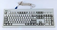 Vintage Dell Quiet Key SK-1000REW Computer PC Keyboard PS/2 Wired Tested Clean picture