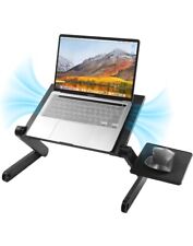 Adjustable Laptop Table Stand, Portable Laptop Desk, With Cooling Fan, Mousepad picture