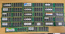 17x Retro Gaming Vintage Lot Kingston Crucial Samsung 1GB DDR 333 400Mhz Memory picture