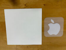 3 Authentic Small OEM Apple White Logo Sticker Decal iphone iPod iPad iMac Mac picture