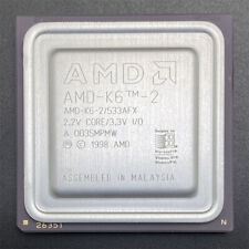 AMD K6-2/533AFX CPU Desktop 533MHz 2.2V x86 32bit Socket7 Processor 97MHz-Bus picture