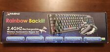 Xinmeng Retro Pink Mechanical Gaming Backlit Keyboard w/Mouse Set picture