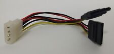 Molex 4-Pin to Dual SATA 15-Pin 6-inch Power Splitter Y Adapter Cable 6