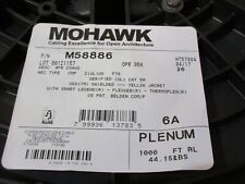 1000' Mohawk CAT 6A Plenum M58886 4PR 23AWG Yellow picture